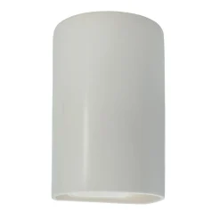 Ceramic Cylinder Outdoor Sconce - Small - Matte