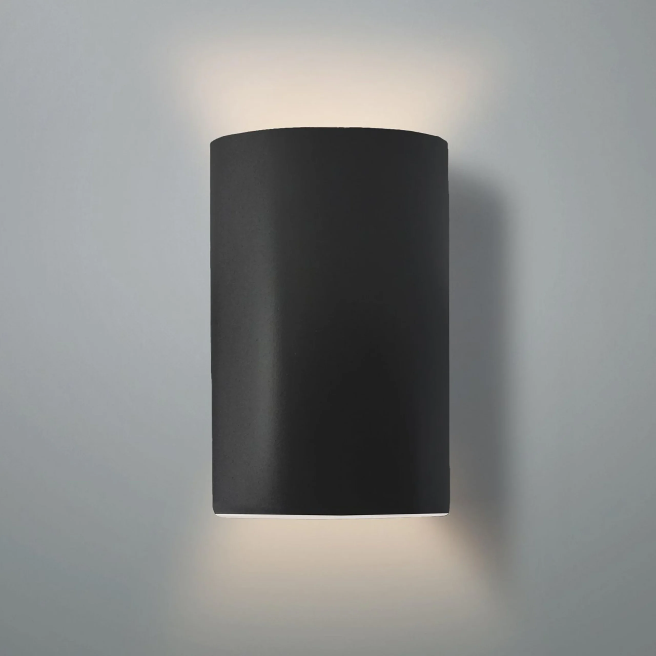 Ceramic Cylinder Sconce - Large - Matte