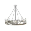 36" Chalet Indoor / Outdoor Ceiling Fandelier