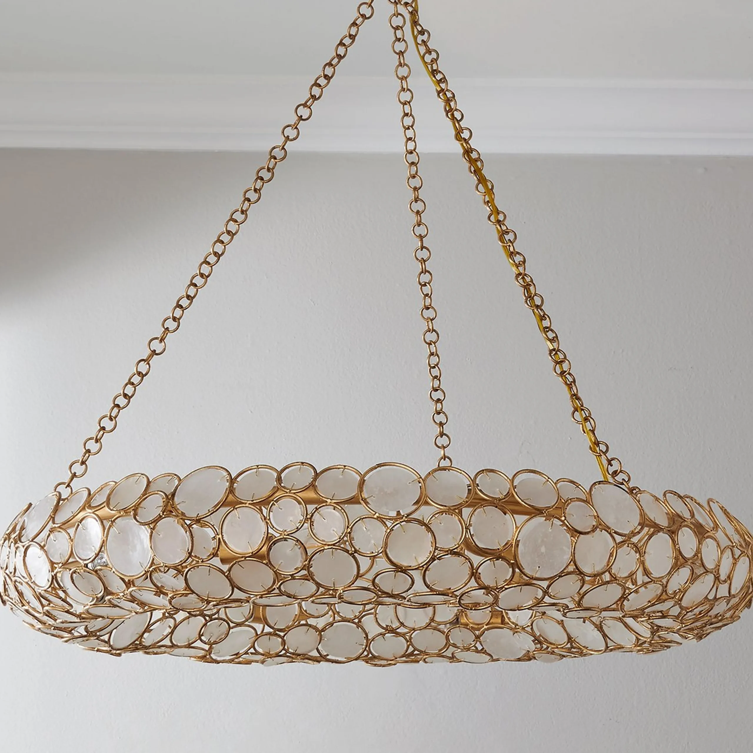 Charisma Capiz Convertible Chandelier