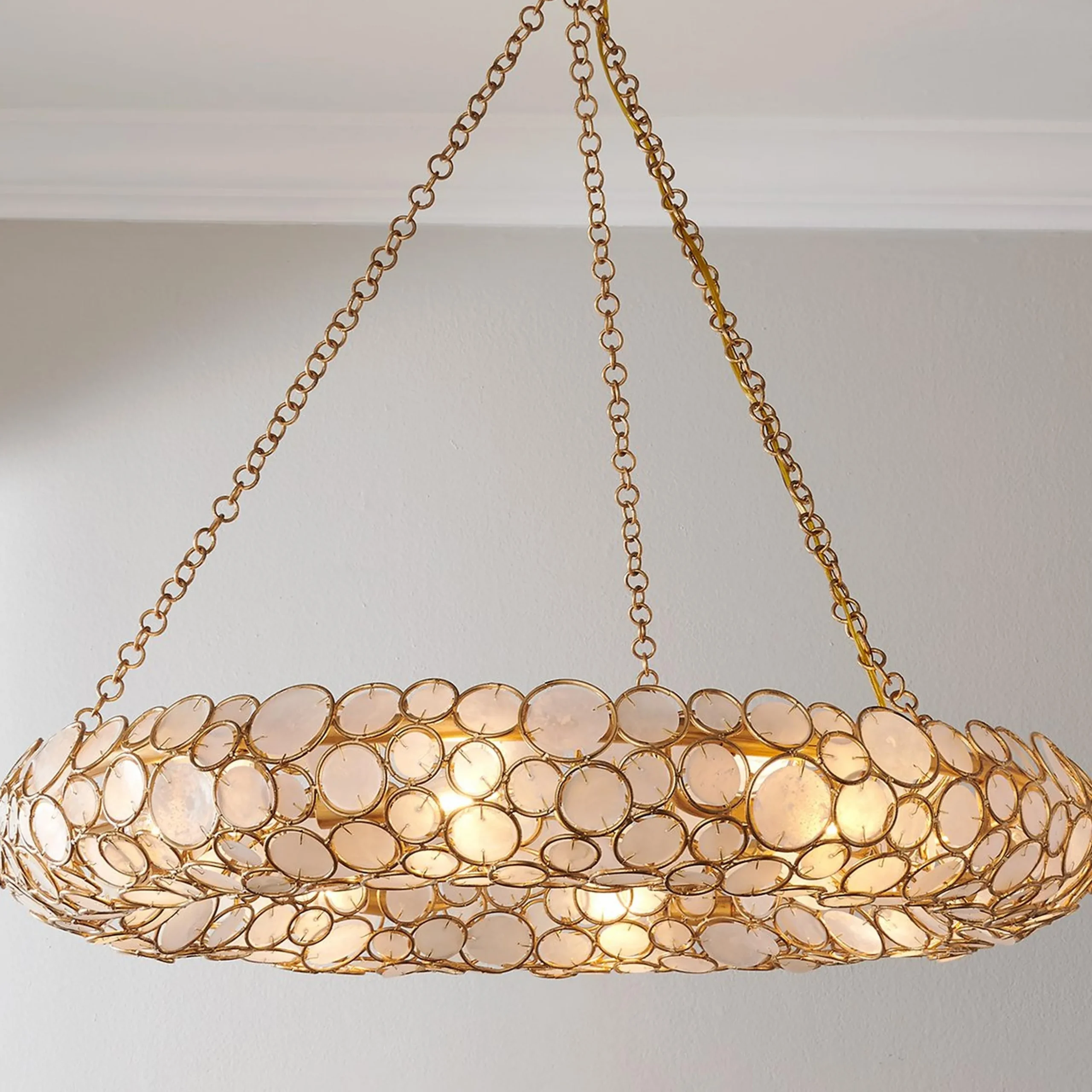 Charisma Capiz Convertible Chandelier