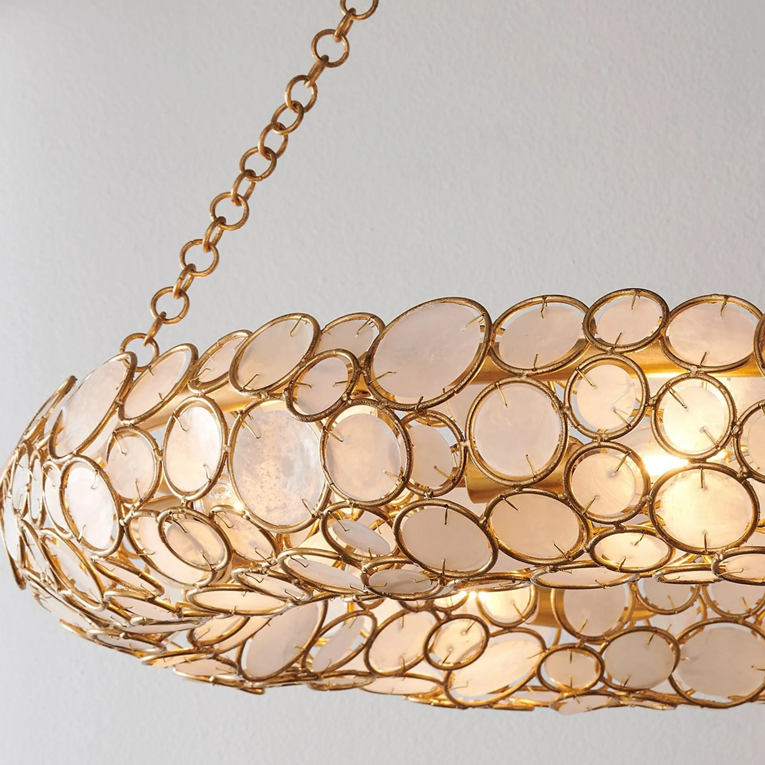 Charisma Capiz Convertible Chandelier