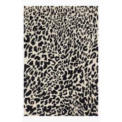Cheerful Cheetah Hand-Hooked Rug