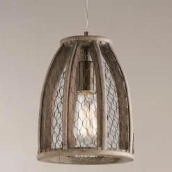 Chicken Wire Pendant - Small
