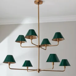 Chris Loves Julia Edie Two-Tier Chandelier - 8 Light