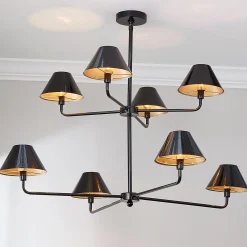Chris Loves Julia Edie Two-Tier Chandelier - 8 Light