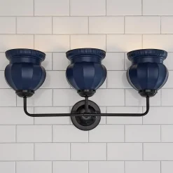 Chris Loves Julia Marlo Vanity Light - 3 Light - Ceramic