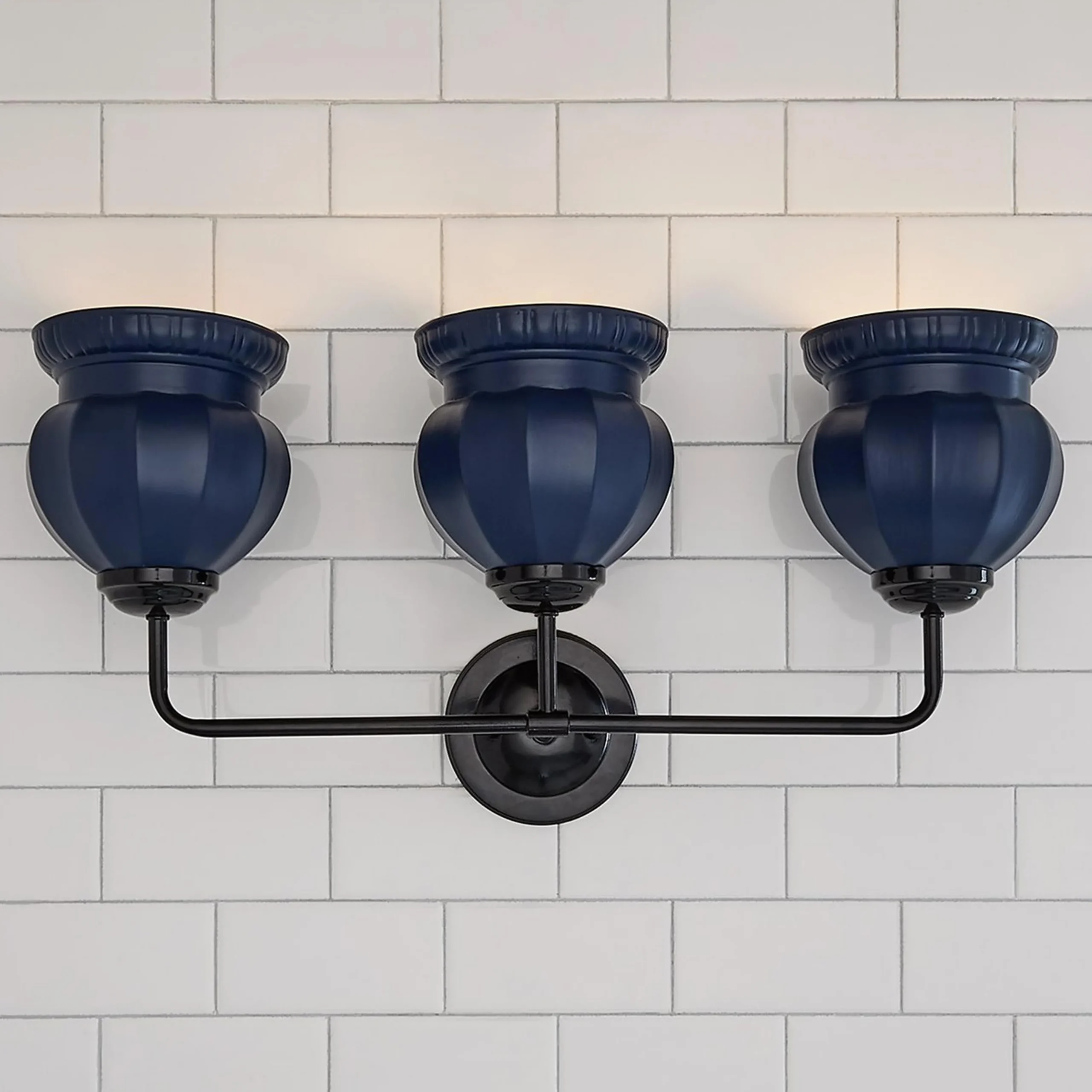 Chris Loves Julia Marlo Vanity Light - 3 Light - Ceramic