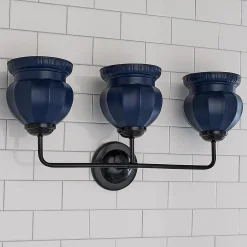 Chris Loves Julia Marlo Vanity Light - 3 Light - Ceramic