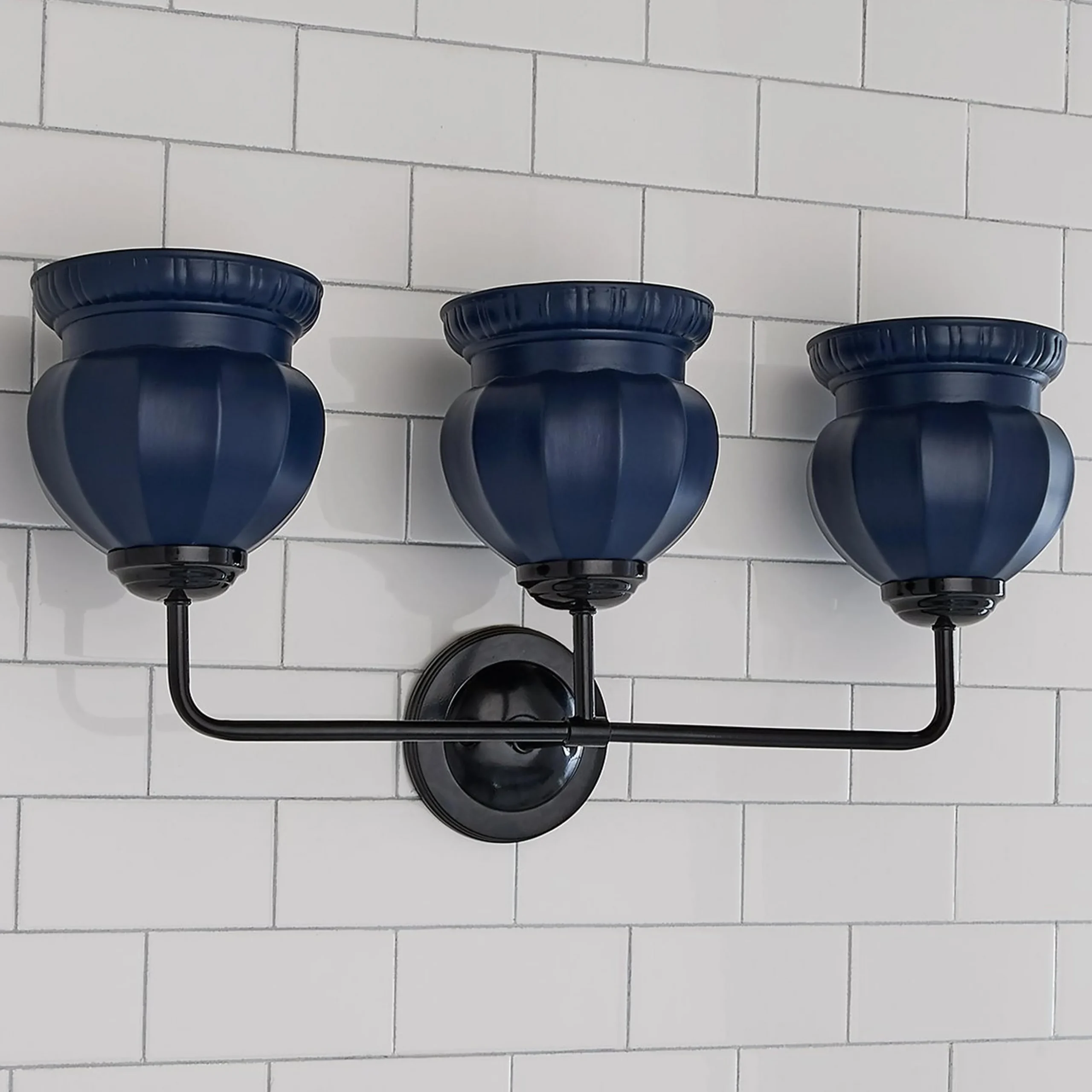 Chris Loves Julia Marlo Vanity Light - 3 Light - Ceramic