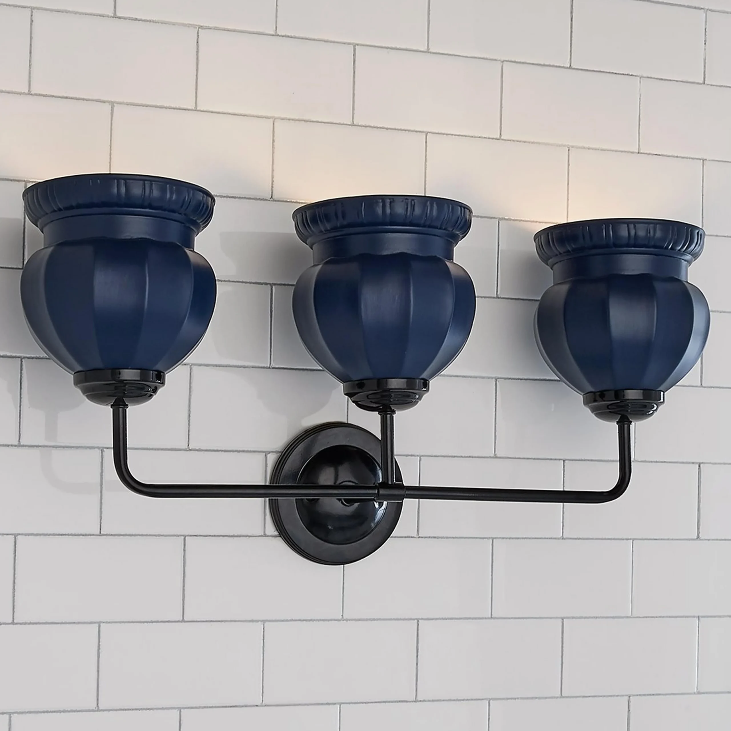 Chris Loves Julia Marlo Vanity Light - 3 Light - Ceramic