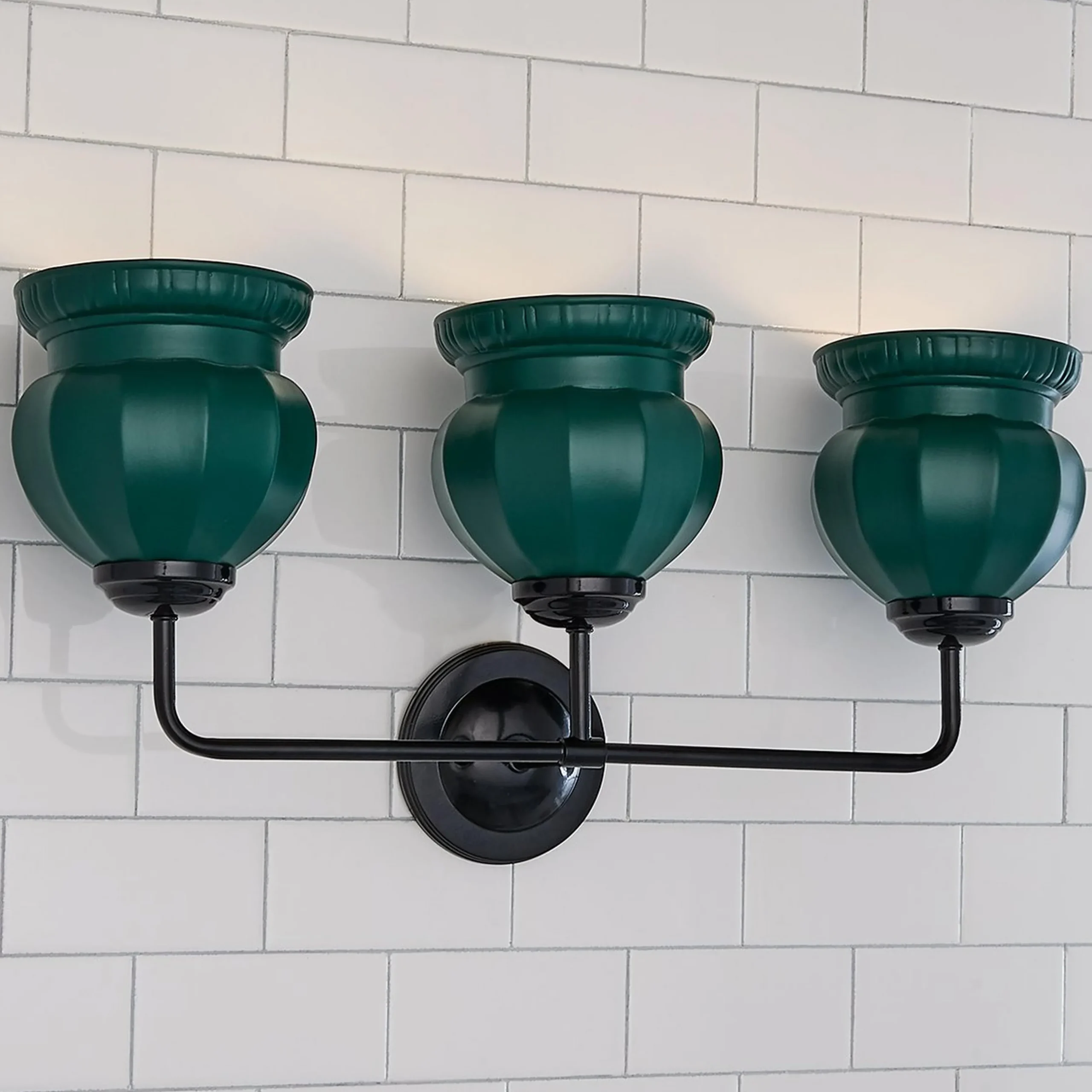 Chris Loves Julia Marlo Vanity Light - 3 Light - Ceramic