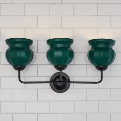 Chris Loves Julia Marlo Vanity Light - 3 Light - Ceramic