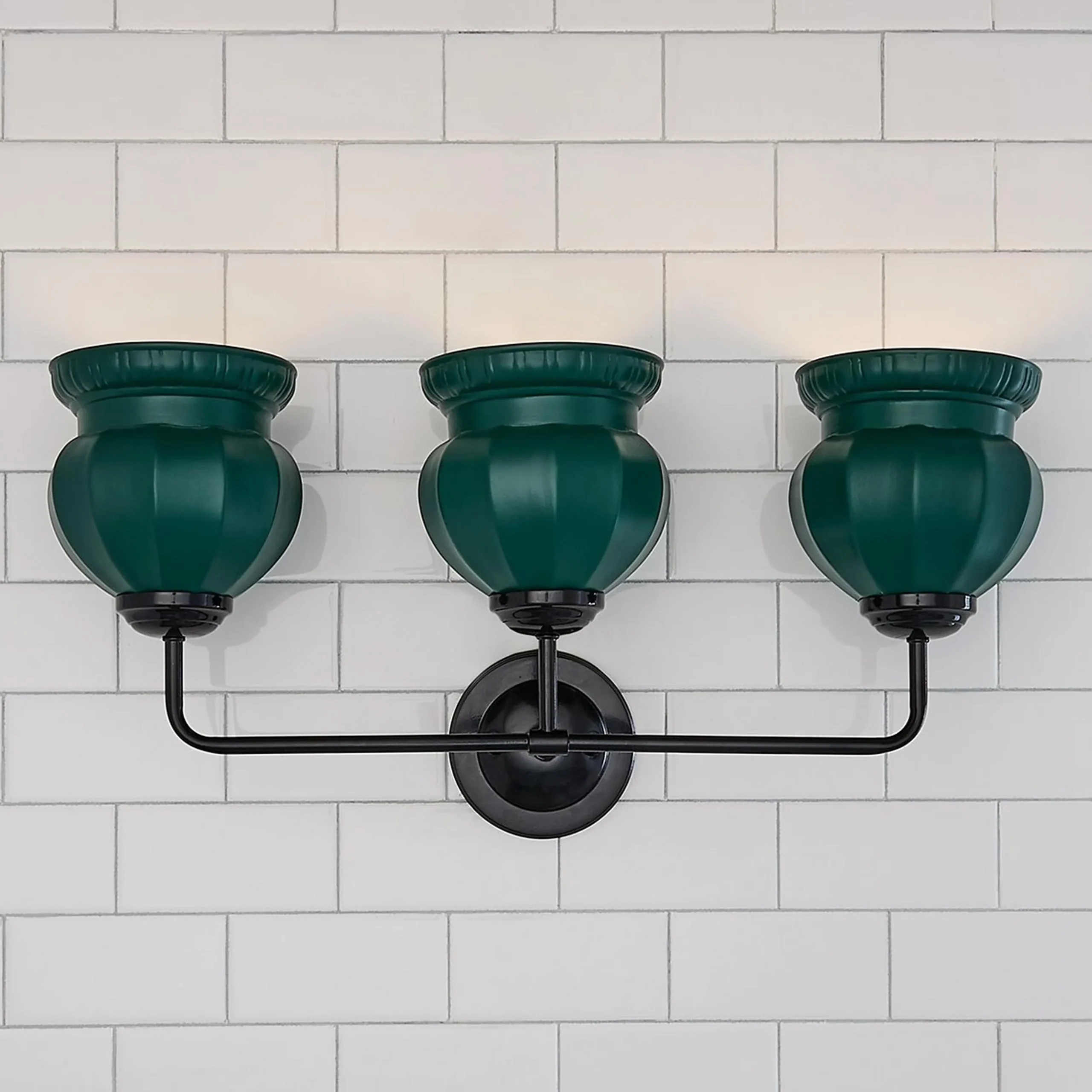 Chris Loves Julia Marlo Vanity Light - 3 Light - Ceramic