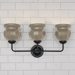 Chris Loves Julia Marlo Vanity Light - 3 Light - Ceramic