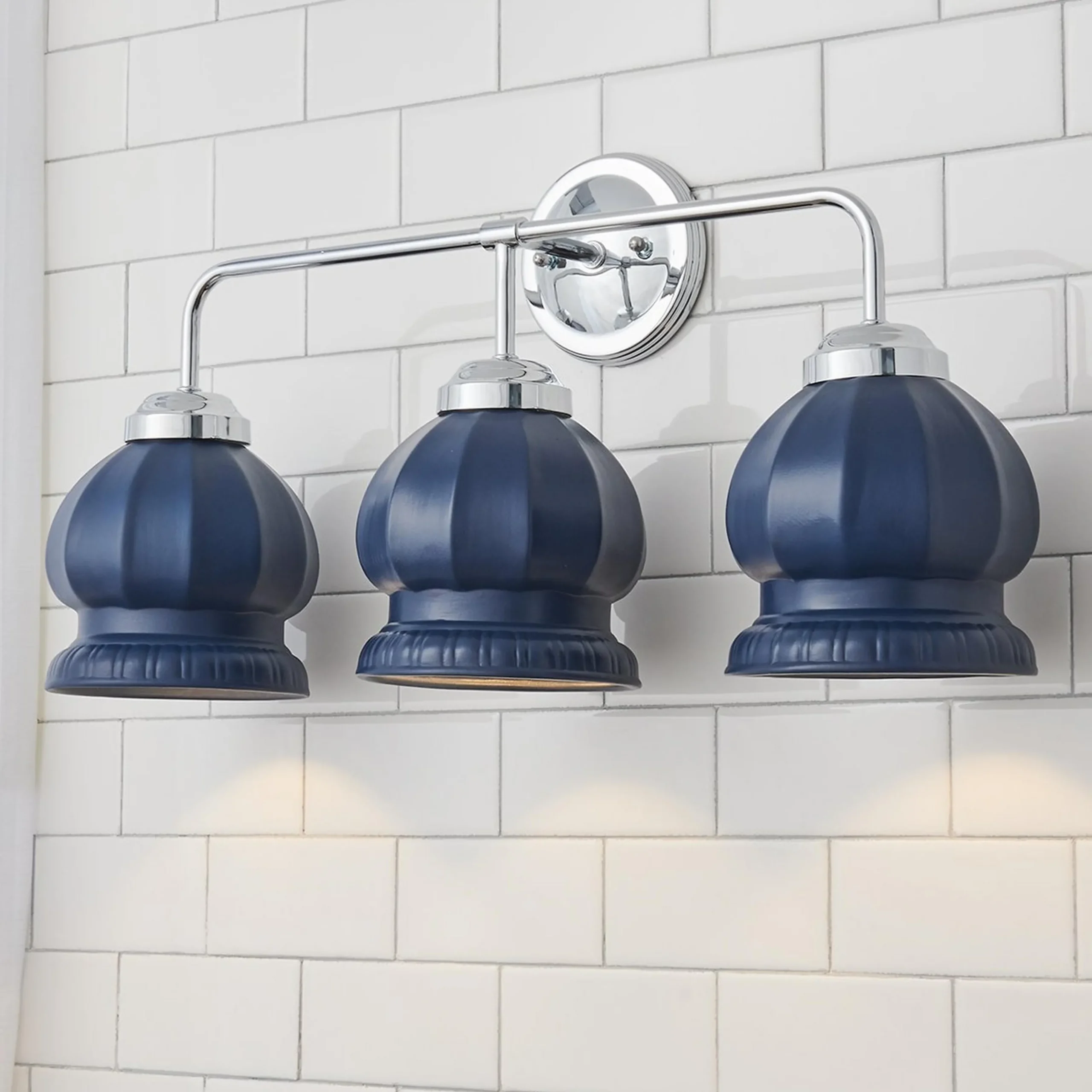 Chris Loves Julia Marlo Vanity Light - 3 Light - Ceramic