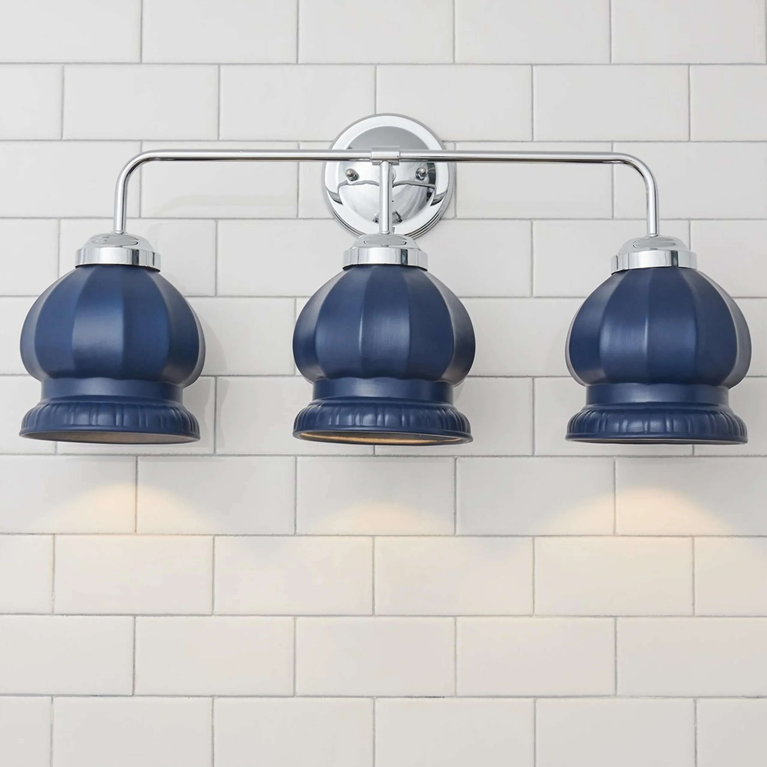Chris Loves Julia Marlo Vanity Light - 3 Light - Ceramic