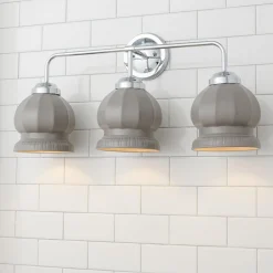 Chris Loves Julia Marlo Vanity Light - 3 Light - Ceramic