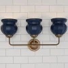 Chris Loves Julia Marlo Vanity Light - 3 Light - Ceramic