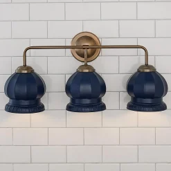 Chris Loves Julia Marlo Vanity Light - 3 Light - Ceramic