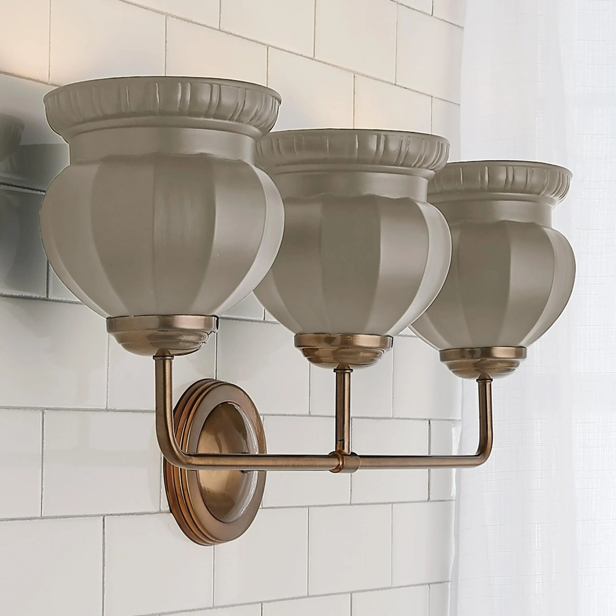 Chris Loves Julia Marlo Vanity Light - 3 Light - Ceramic