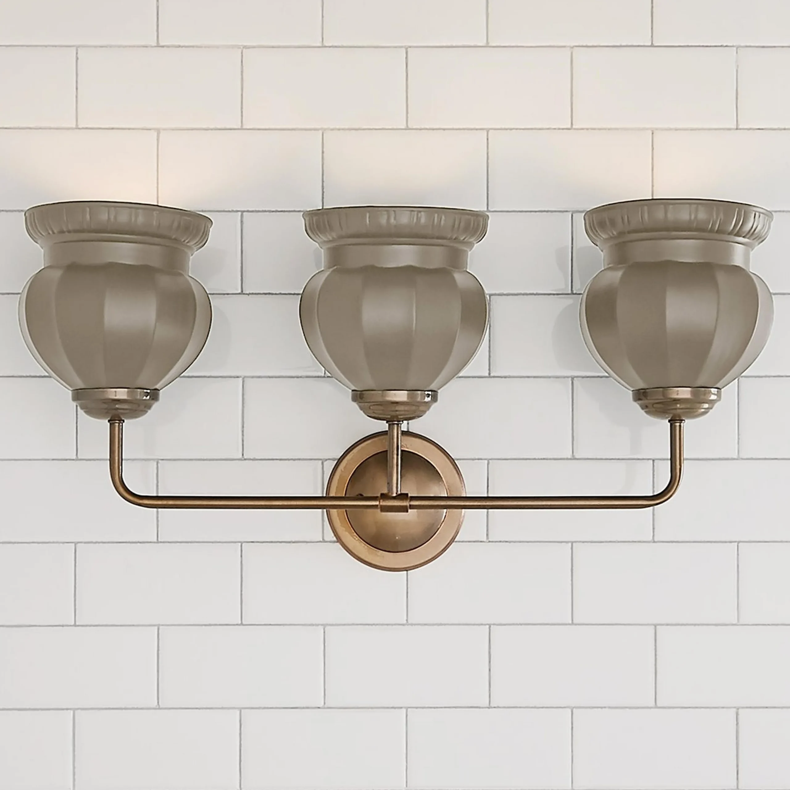 Chris Loves Julia Marlo Vanity Light - 3 Light - Ceramic