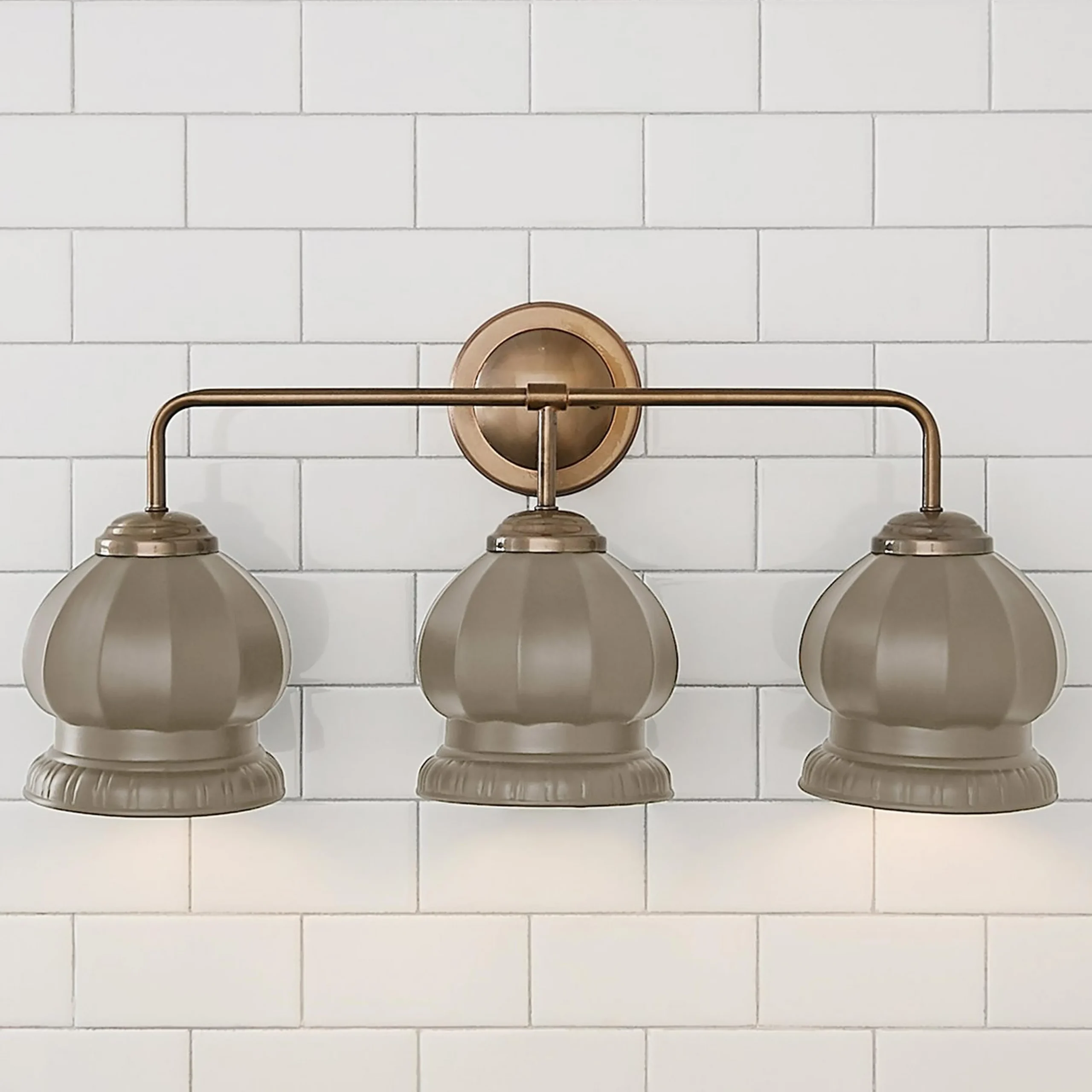 Chris Loves Julia Marlo Vanity Light - 3 Light - Ceramic