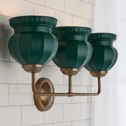 Chris Loves Julia Marlo Vanity Light - 3 Light - Ceramic