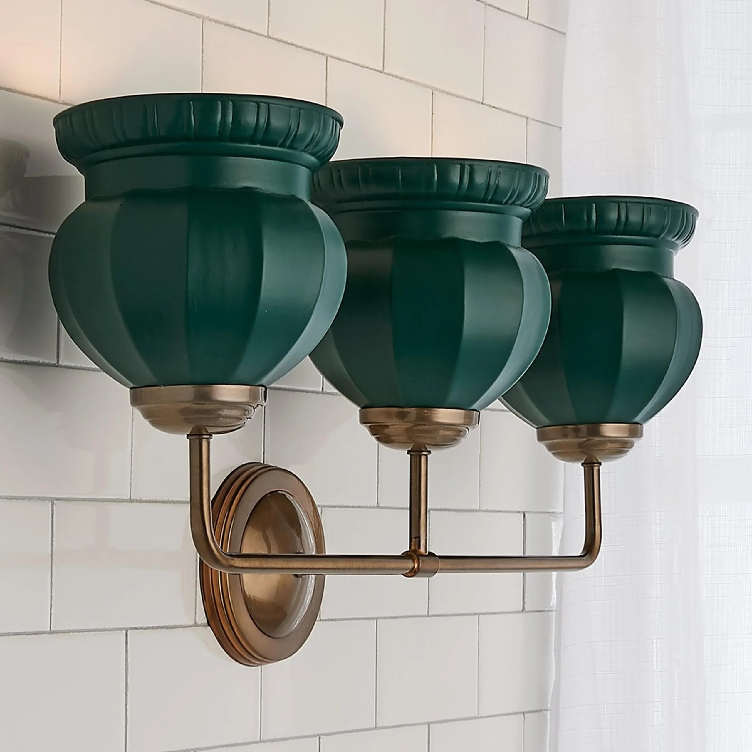 Chris Loves Julia Marlo Vanity Light - 3 Light - Ceramic