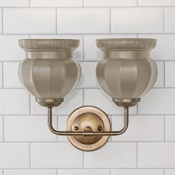 Chris Loves Julia Marlo Vanity Light - 2 Light - Ceramic