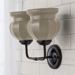 Chris Loves Julia Marlo Vanity Light - 2 Light - Ceramic
