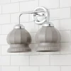 Chris Loves Julia Marlo Vanity Light - 2 Light - Ceramic