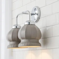Chris Loves Julia Marlo Vanity Light - 2 Light - Ceramic