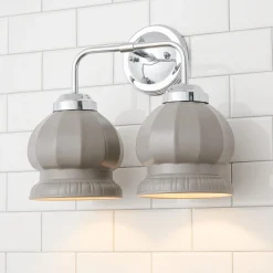 Chris Loves Julia Marlo Vanity Light - 2 Light - Ceramic