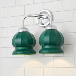 Chris Loves Julia Marlo Vanity Light - 2 Light - Ceramic