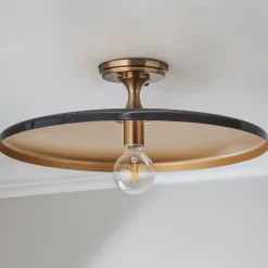 Chris Loves Julia Victor Semi-Flush Ceiling Light