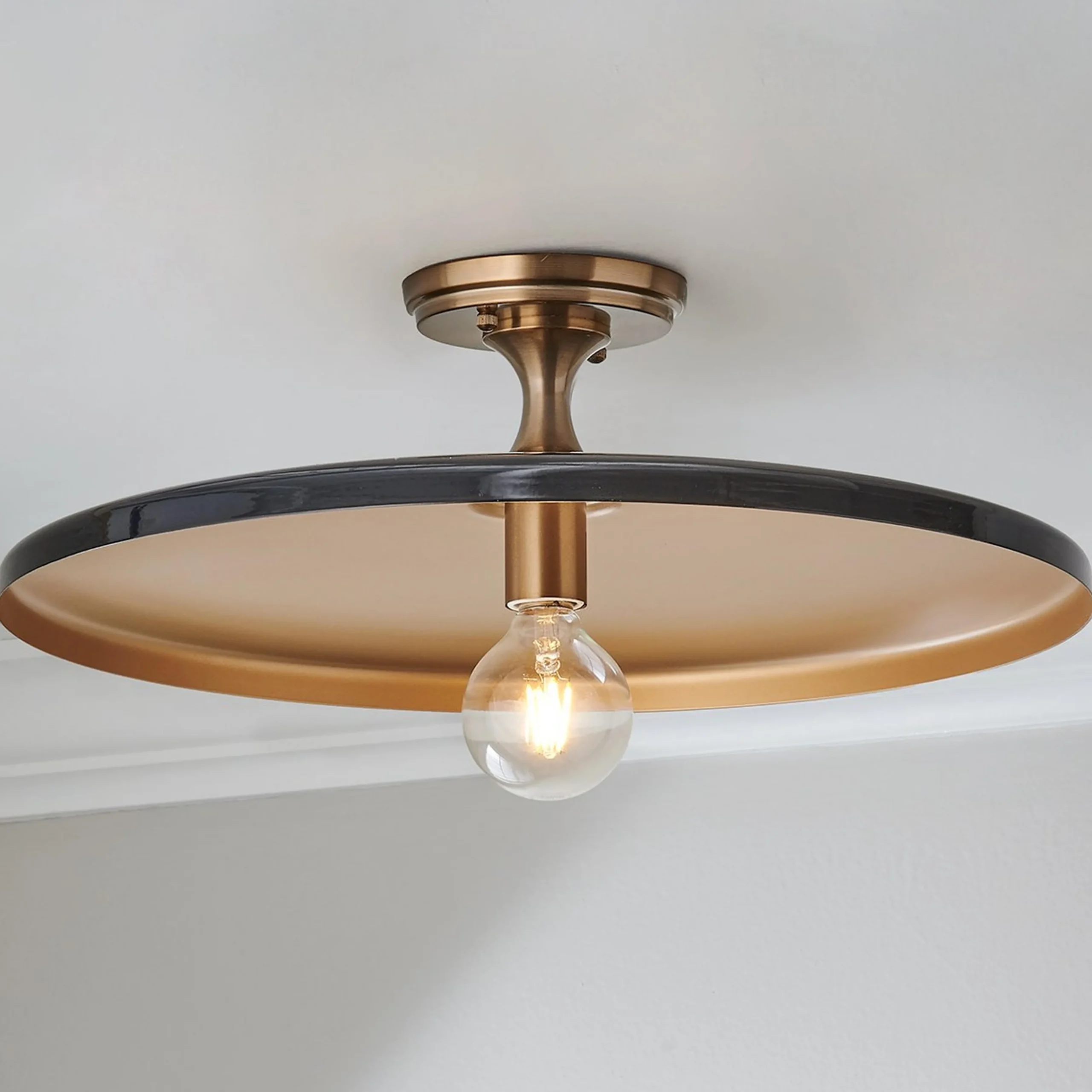 Chris Loves Julia Victor Semi-Flush Ceiling Light