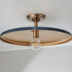 Chris Loves Julia Victor Semi-Flush Ceiling Light