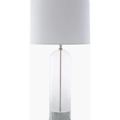 Clara Table Lamp - Faux Marble