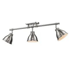 Classic Dome Shade Metal Track Light