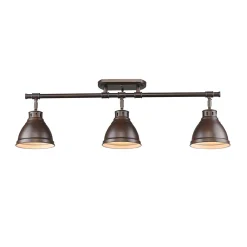 Classic Dome Shade Metal Track Light