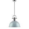 Classic Dome Shade Pendant Light with Rod - Large