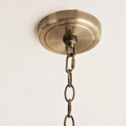 Classic Dome Shade Pendant Light with Chain - Large