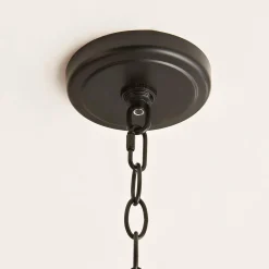 Classic Dome Shade Pendant Light with Chain - Large