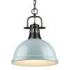 Classic Dome Shade Pendant Light with Chain - Large