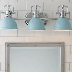 Classic Dome Shade Vanity Light - 3 Light