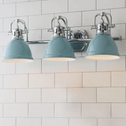 Classic Dome Shade Vanity Light - 3 Light