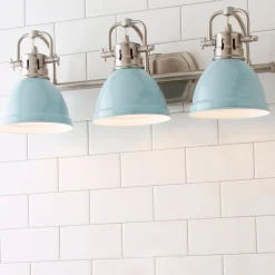 Classic Dome Shade Vanity Light - 3 Light