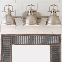 Classic Dome Shade Vanity Light - 3 Light