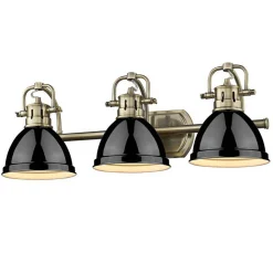 Classic Dome Shade Vanity Light - 3 Light